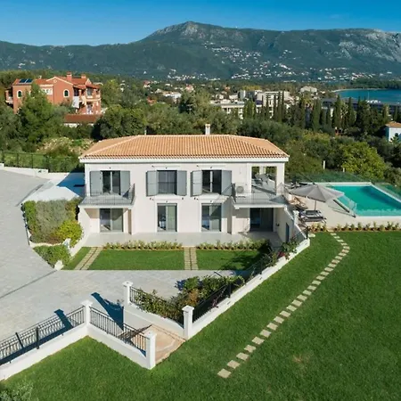 Secluded Elegance At Giem 4 Bedrooms Unmatched Sea Views Private Pool & Lush Gardens Dassia, Corfu Dafnila