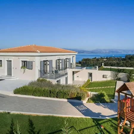 Secluded Elegance At Giem 4 Bedrooms Unmatched Sea Views Private Pool & Lush Gardens Dassia, Corfu Villa *