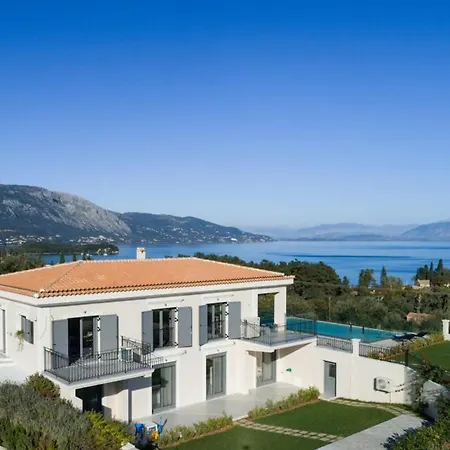 Secluded Elegance At Giem 4 Bedrooms Unmatched Sea Views Private Pool Lush Gardens Dassia, Corfu * Dafnila