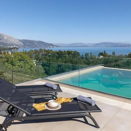 Secluded Elegance At Giem 4 Bedrooms Unmatched Sea Views Private Pool Lush Gardens Dassia, Corfu * Dafníla